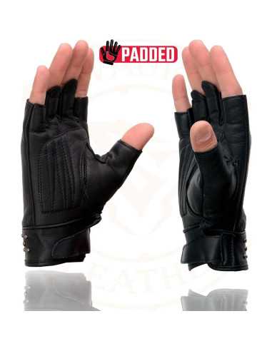 Guantes de moto Milwaukee Leather MG7761 mujer sin dedos 3XL