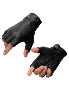 Guantes de moto Milwaukee Leather MG7761 mujer sin dedos