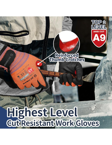 Guantes de Trabajo Schwer PM326-W Invierno Talla Pequeña
