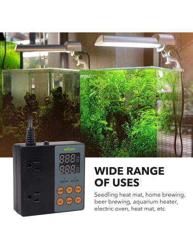 Controlador Digital de Temperatura BN-LINK T9 15A 1875W