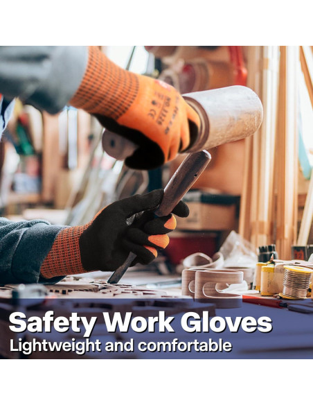 Guantes Schwer ProGuard A9 XL Naranja Antideslizantes Guantes Schwer ProGuard A9 XL Naranja Antideslizantes