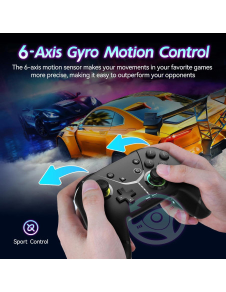 Controlador Inalámbrico Ligame US69 para Nintendo Switch y PC