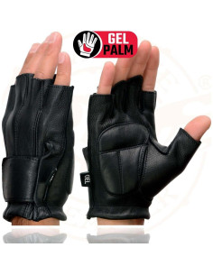 Guantes de Motocicleta Milwaukee Leather SH850 Cuero Negro X-Pequeño 2