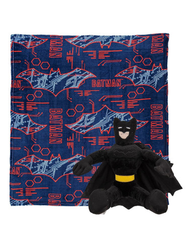 Conjunto Almohada y Manta Batman Cibernético 101x127 cm