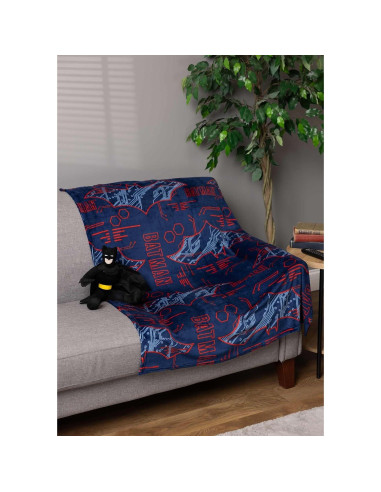 Conjunto Almohada y Manta Batman Cibernético 101x127 cm