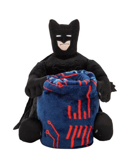 Conjunto Almohada y Manta Batman Cibernético 101x127 cm