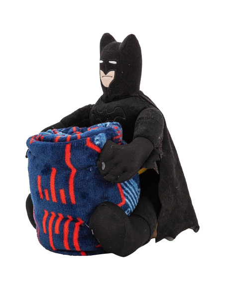 Conjunto Almohada y Manta Batman Cibernético 101x127 cm