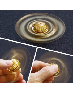 Spinner Fidget Umnodobn Esfera Dorada Metal EDC 7,62 cm 2