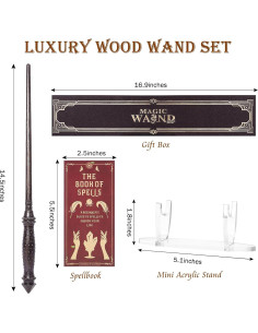 Varita Mágica de Madera CharmRegion Cono 36.83 cm 2