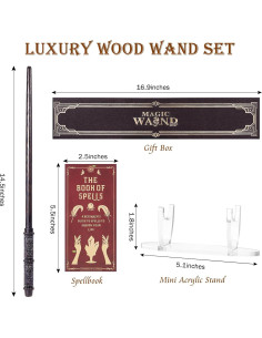 Varita Mágica CharmRegion Hecha a Mano 36.83 cm Hechizo 2