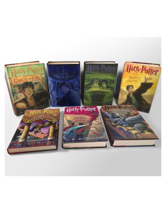 1-st Edition Harry Potter Full Book Set Volumes 1-7 Hardcover