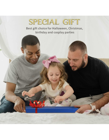 Varita Mágica Iluminada Kwistq Recargable con Accesorios