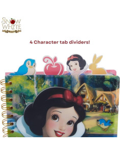Cuaderno de Pestañas Disney Blanca Nieves 96 Páginas Rayadas 2