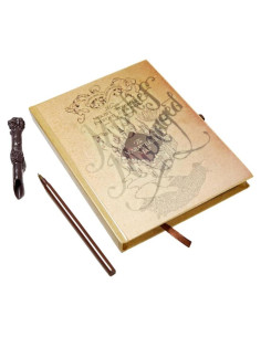 Diario Harry Potter con Pluma Varita - 20.32 cm Rayado