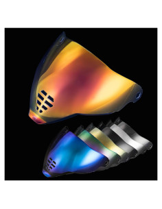 Visor PSLER IC-06 para Casco Icon Airflite Rojo