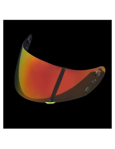 Visera Casco Motocicleta ICON IC04 Airmada Revo Rojo Dorado