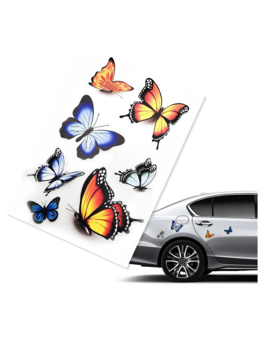 Calcomanías de Vinilo Mariposa SHMZK 18x26 cm Impermeables
