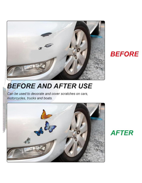 Calcomanías de Vinilo Mariposa SHMZK 18x26 cm Impermeables