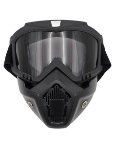 Gafas de Motocross DXNQ Gris Anti-UV Ajuste Universal