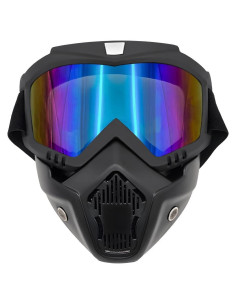 Gafas de Motocross DXNQ para Casco Anti-UV Coloridas