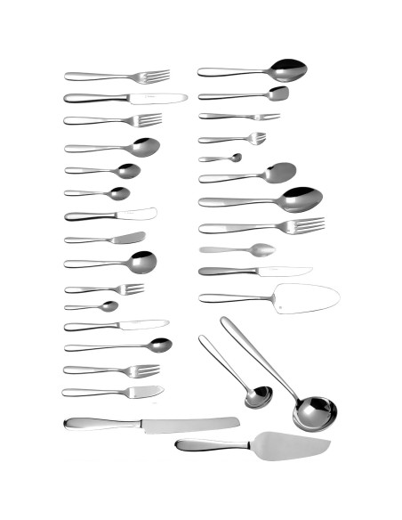Set de 12 Tenedores de Aperitivo Fortessa Grand City Acero Inoxidable