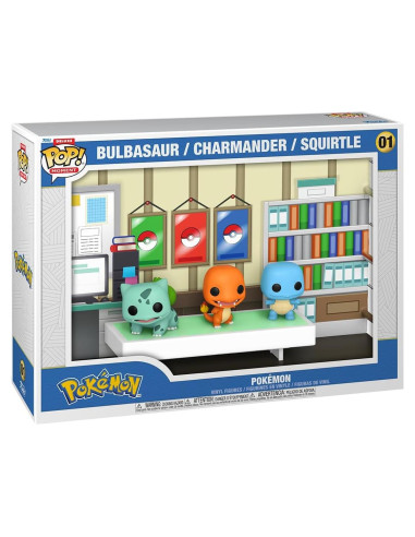 Funko Pop Deluxe Pokémon - Bulbasaur, Charmander, Squirtle - 46 cm