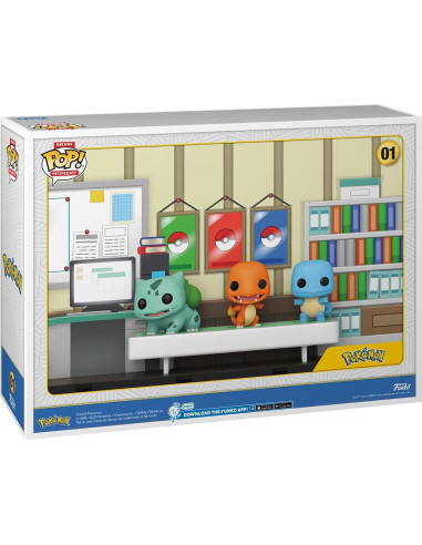 Funko Pop Deluxe Pokémon - Bulbasaur, Charmander, Squirtle - 46 cm