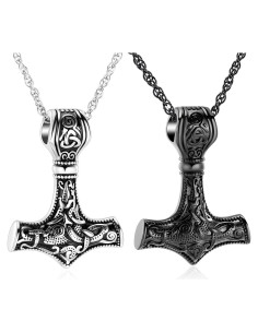 Collar de Urna Martillo de Thor shajwo para Cenizas 3x4cm