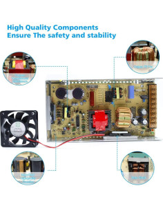 Fuente de Alimentación inShareplus 5V 60A 300W Regulador 2