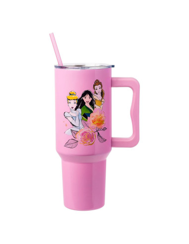 Vaso Acero Inoxidable Silver Buffalo Princesas Disney 1.18L