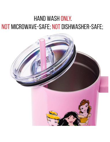 Vaso Acero Inoxidable Silver Buffalo Princesas Disney 1.18L