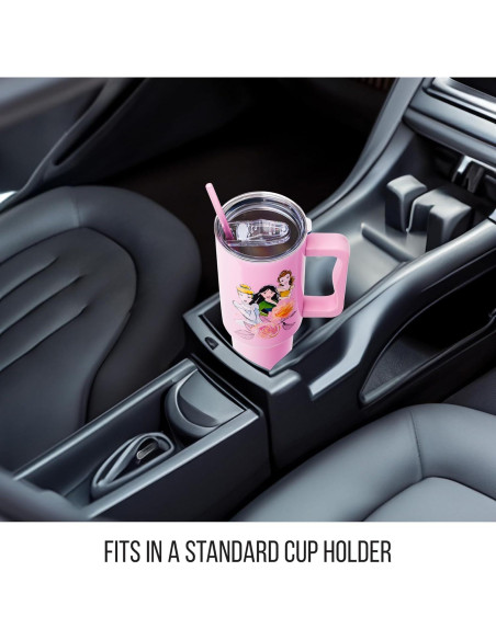 Vaso Acero Inoxidable Silver Buffalo Princesas Disney 1.18L