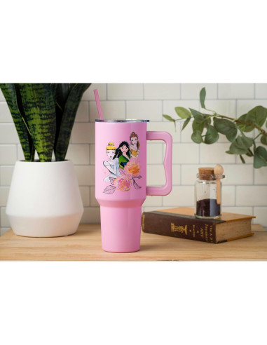 Vaso Acero Inoxidable Silver Buffalo Princesas Disney 1.18L