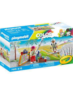 Parque de Patinaje Playmobil 71515 con Marcadores Crayola 2