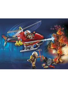 Helicóptero de Bomberos Playmobil 71195 con Cañón de Agua 2