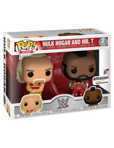 Funko Pop! WWE Hulk Hogan y Mr. T Paquete 2 Exclusivo