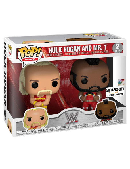 Funko Pop! WWE Hulk Hogan y Mr. T Paquete 2 Exclusivo