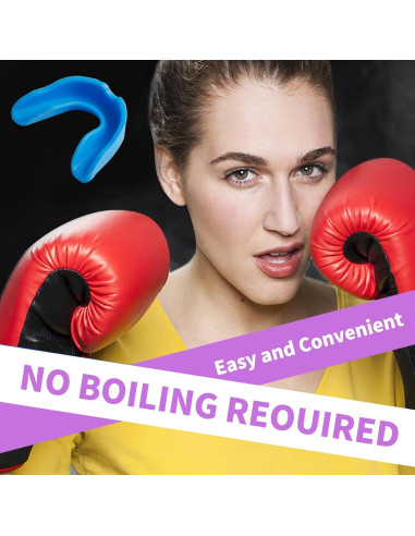 10 Protectores Bucales Deportivos CACASO para Niños - Negro