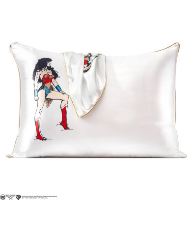 Funda de Almohada Kitsch Wonder Woman Estándar 19x26 cm Satinada
