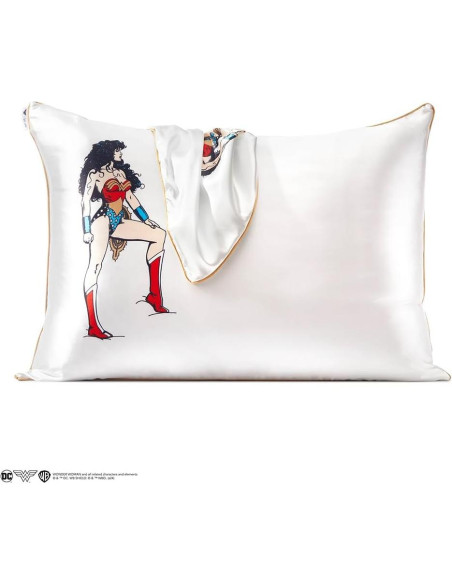 Funda de Almohada Kitsch Wonder Woman Estándar 19x26 cm Satinada Funda de Almohada Kitsch Wonder Woman Estándar 19x26 cm Satinada