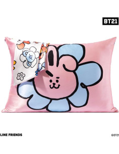 Funda de Almohada Kitsch BT21 Cooky Satén 19x66 cm Cremallera 2