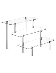 Soporte de Exhibición Acrílico 3 Niveles para Perfume