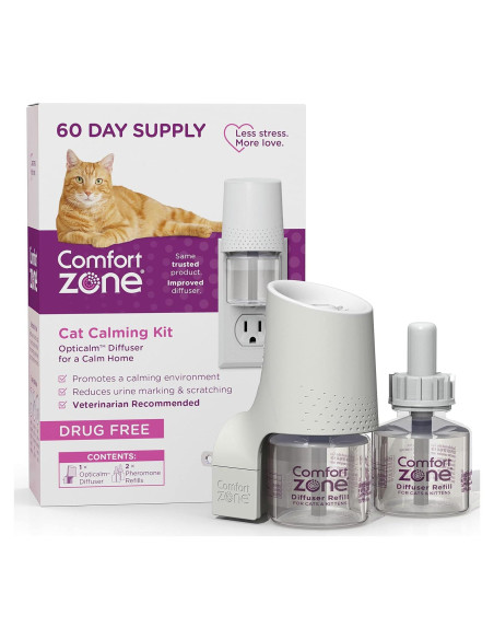 Kit de Inicio Comfort Zone: Difusor y 2 Recargas para Gatos