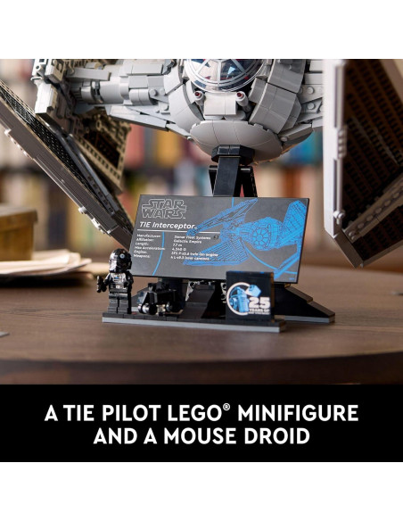 LEGO Star Wars TIE Interceptor UCS 75382 40 cm Construcción LEGO Star Wars TIE Interceptor UCS 75382 40 cm Construcción