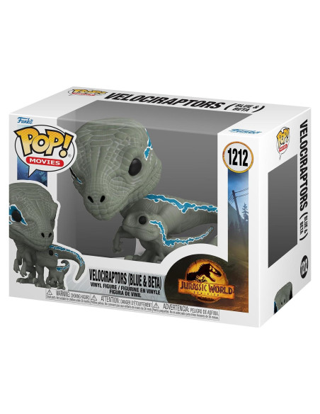 Funko POP Buddy Jurassic World - Blue y Beta, Multicolor