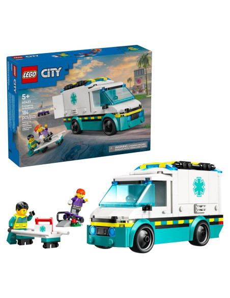 Ambulancia de Emergencia LEGO City 60451 - Juguete 5+