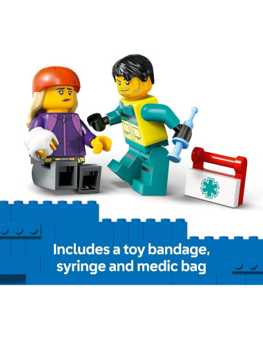 Ambulancia de Emergencia LEGO City 60451 - Juguete 5+