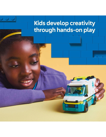 Ambulancia de Emergencia LEGO City 60451 - Juguete 5+