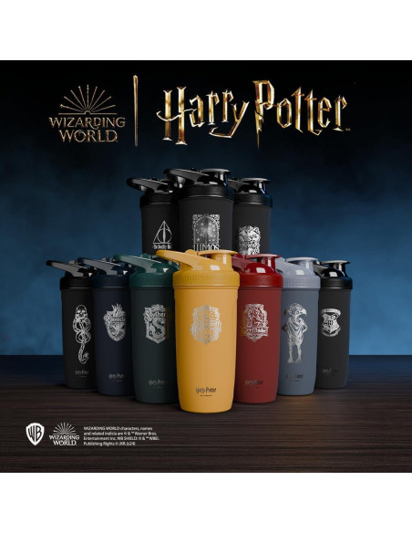 Botella Batido Smartshake Hufflepuff 700 ml Acero Inoxidable