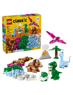 LEGO Clásico Creativo Dinosaurios 11041 - Juguete Educativo 450 Piezas